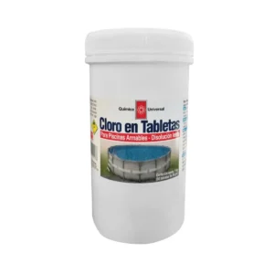 Cloro Tabletas para Piscinas Armables Química Universal 1kg