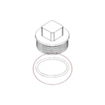 Oring Tapón Dreno de Fondo Vulcano - Imagen 2